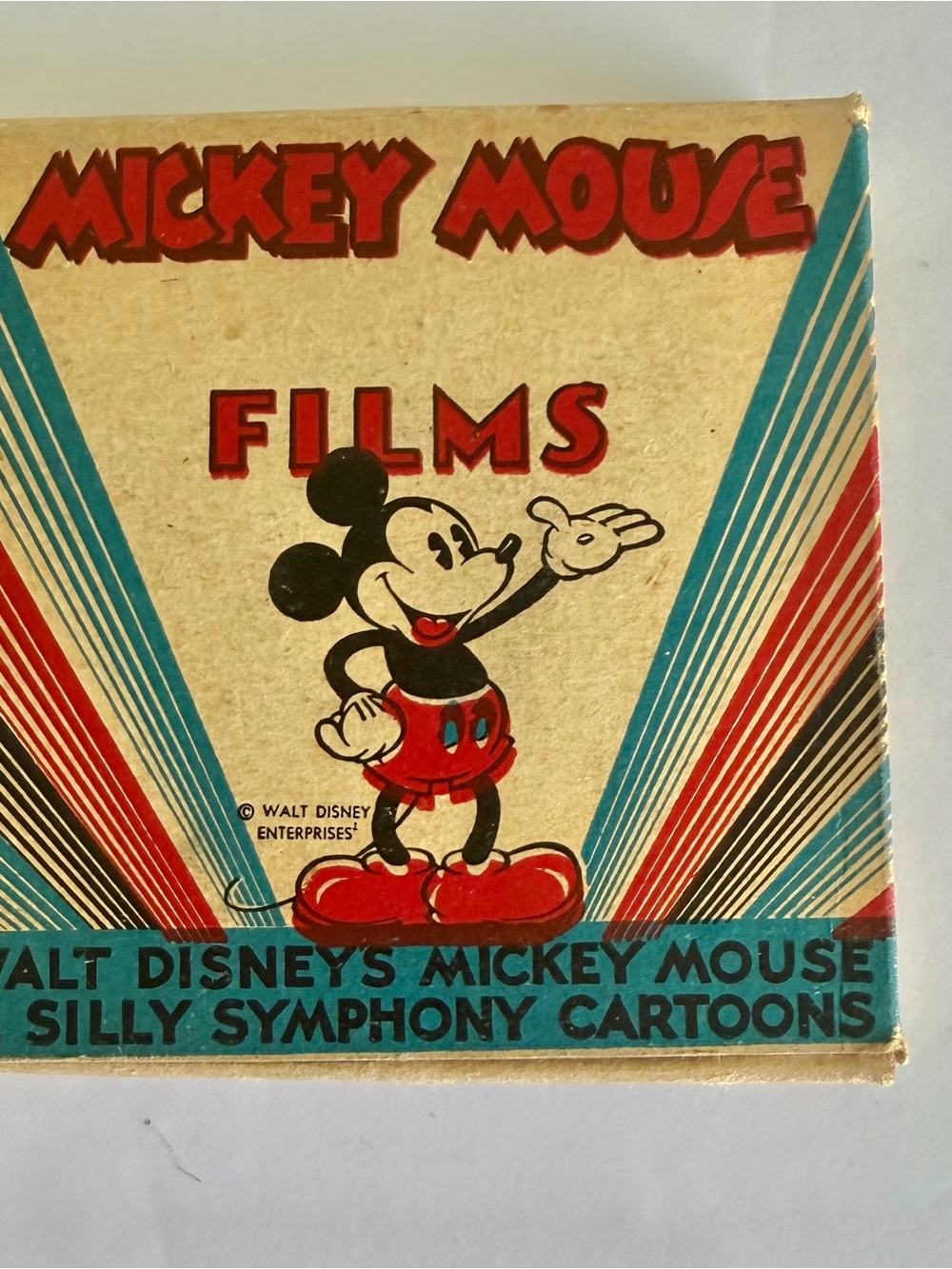 Vintage Disney Mickey Mouse 8mm Film Reel Mickeys Wild Dream Box Retro 1405B